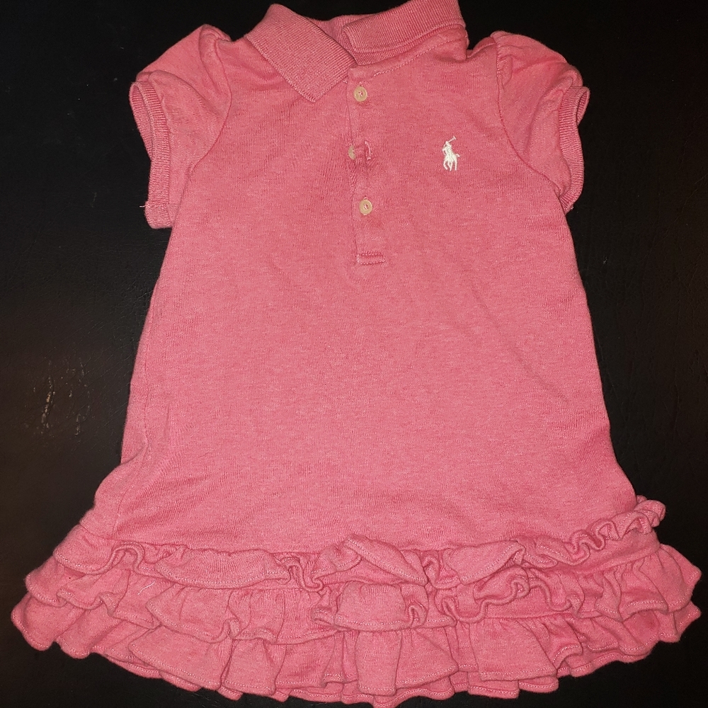 🔥Host Pick🔥 Baby Girl Pink Polo Brand Dress